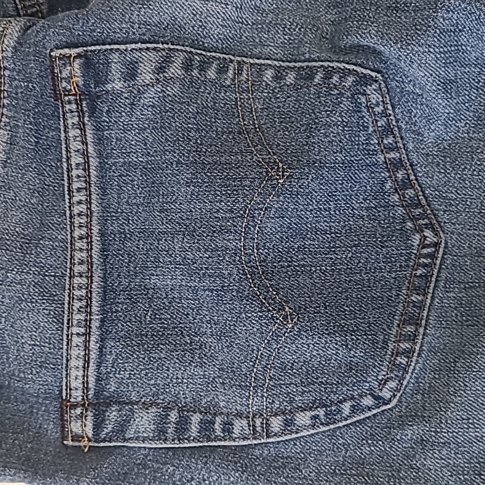 American Eagle Women Jeans 26x28 Blue Athletic Fit Flex Skinny Distressed Teen - Picture 7 of 12
